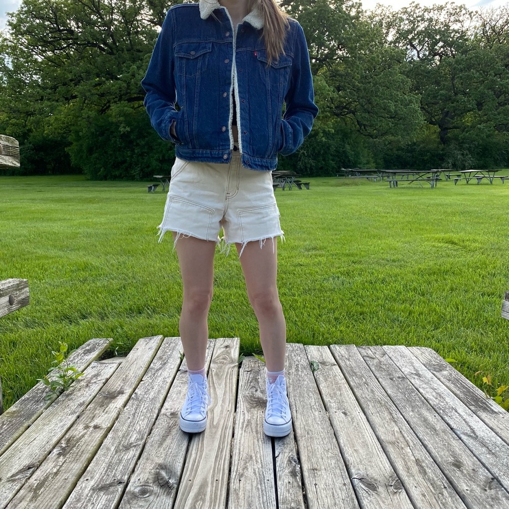 Levi’s Sherpa lined jean jacket
